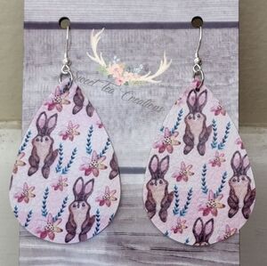 Easter Bunny Earrings, Easter Earrings